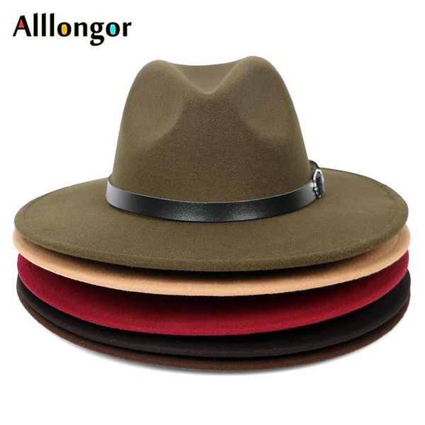 2020 autumn winter black men wool fedora hat wide brim women imitation woolen ladies fedoras jazz hat belt caps bowler felt hats, Blue;gray
2020 autumn winter black men wool fedora hat wide brim women imitation woolen ladies fedoras jazz hat belt caps bowler felt hats, Blue;gray