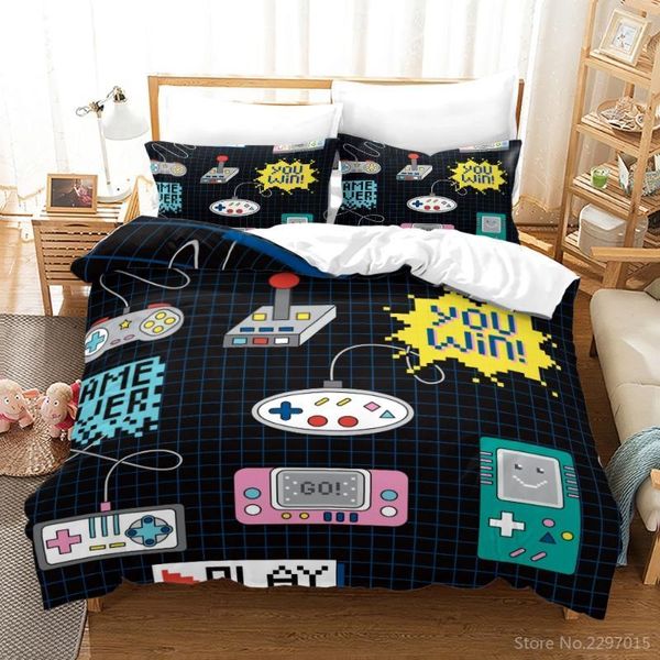 game gamepad geometry pattern bedding set 3d duvet cover set boys girls kids digital printing bed linen cover king bedding sets1
game gamepad geometry pattern bedding set 3d duvet cover set boys girls kids digital printing bed linen cover king bedding sets1