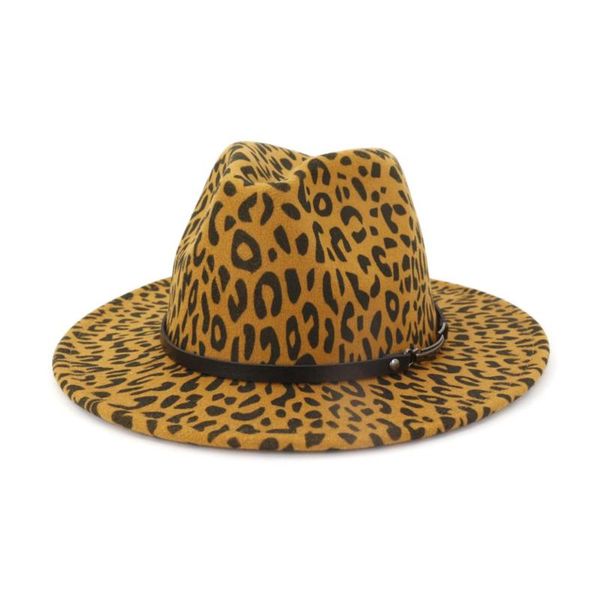 wide brim hats individuation fashion leopard autumn and winter warm beim jazz british style wool felt panama imitation caps, Blue;gray
wide brim hats individuation fashion leopard autumn and winter warm beim jazz british style wool felt panama imitation caps, Blue;gray