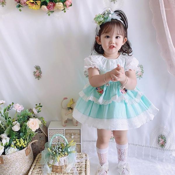 girl's dresses 2021 summer spanish lolita girl princess dress lace embroidery sweet cute gown birthday party for girls vestidos y31671, Red;yellow
girl's dresses 2021 summer spanish lolita girl princess dress lace embroidery sweet cute gown birthday party for girls vestidos y31671, Red;yellow