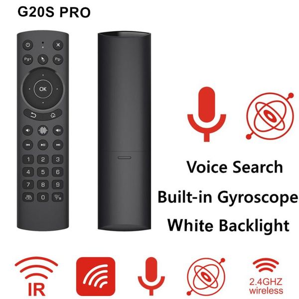 new g20s pro air mouse backlight voice gyroscope ir learning google assistant for android tv box smart voice remote control
new g20s pro air mouse backlight voice gyroscope ir learning google assistant for android tv box smart voice remote control