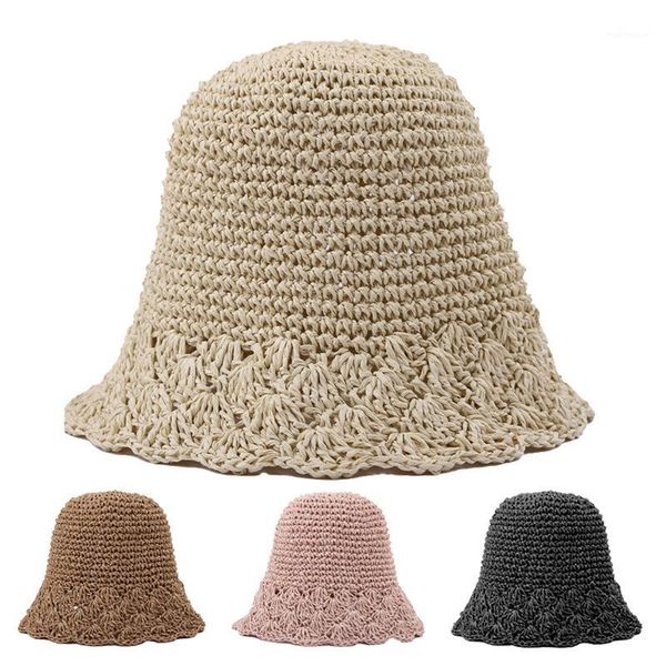 stingy brim hats summer handmade woven cap solid color women bucket hat outdoor sunscreen sun hat1, Blue;gray
stingy brim hats summer handmade woven cap solid color women bucket hat outdoor sunscreen sun hat1, Blue;gray