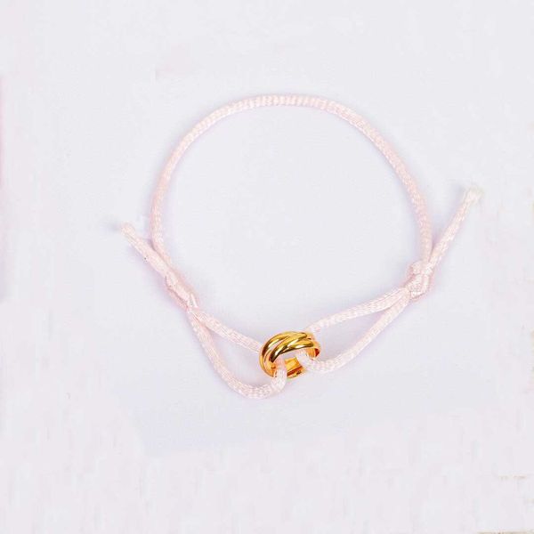 2022 charm bangle bracelet with three rings connect and mix color rope for women wedding jewelry gift have box stamp ps7363, Black
2022 charm bangle bracelet with three rings connect and mix color rope for women wedding jewelry gift have box stamp ps7363, Black