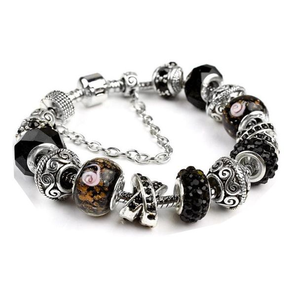 charm bracelets exquisite crystal big hole bead bracelet wholesale diy hand assembly colorful glass decoration, Golden;silver
charm bracelets exquisite crystal big hole bead bracelet wholesale diy hand assembly colorful glass decoration, Golden;silver