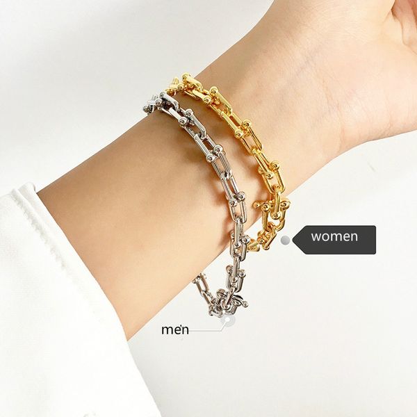 316l stainless steel gold plated u letter chain bracelets for women men new arrival selling new luxury fashion jewelry, Black
316l stainless steel gold plated u letter chain bracelets for women men new arrival selling new luxury fashion jewelry, Black