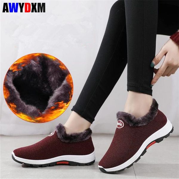 winter women shoes 2020 new fur plush warm snow boots woman flats shoes casual slip on comfort mother winter ankle boots, Black
winter women shoes 2020 new fur plush warm snow boots woman flats shoes casual slip on comfort mother winter ankle boots, Black