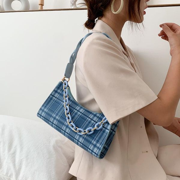 plaid small shoulder bag women satchel pu leather chain fashion baguette bag women's wrist 2020
plaid small shoulder bag women satchel pu leather chain fashion baguette bag women's wrist 2020