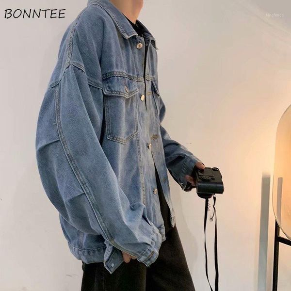 solid denim jackets men spring autumn new casual windbreaker oversized loose japanese outwear harajuku mens jeans bomber jacket1, Black;brown
solid denim jackets men spring autumn new casual windbreaker oversized loose japanese outwear harajuku mens jeans bomber jacket1, Black;brown