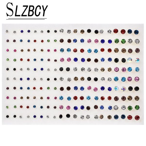 stud 36 & 100 pairs/set colorful rhinestone crystal earrings sets for women girls round small earring birthday jewelry wholesale, Golden;silver
stud 36 & 100 pairs/set colorful rhinestone crystal earrings sets for women girls round small earring birthday jewelry wholesale, Golden;silver