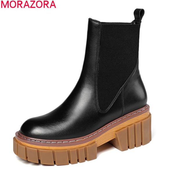 boots morazora 2021 arrival fashion ankle genuine leather square heels round toe slip-on women black
boots morazora 2021 arrival fashion ankle genuine leather square heels round toe slip-on women black