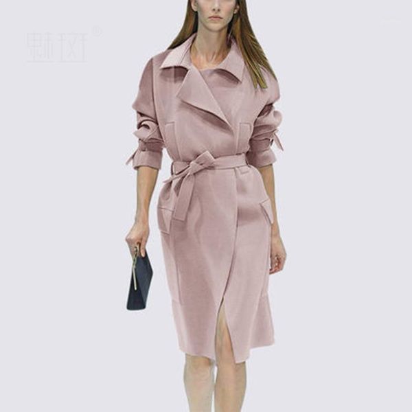 trench coat for women long sleeve lady pink windbreaker 2019 spring fashion office lady work wear overcoat with belt lx26501, Tan;black
trench coat for women long sleeve lady pink windbreaker 2019 spring fashion office lady work wear overcoat with belt lx26501, Tan;black