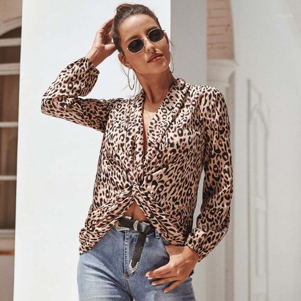 leopard women's streetwear blouse winter fashion casual printing knot v neck shirts loose long sleeve blouse blusas1, White
leopard women's streetwear blouse winter fashion casual printing knot v neck shirts loose long sleeve blouse blusas1, White