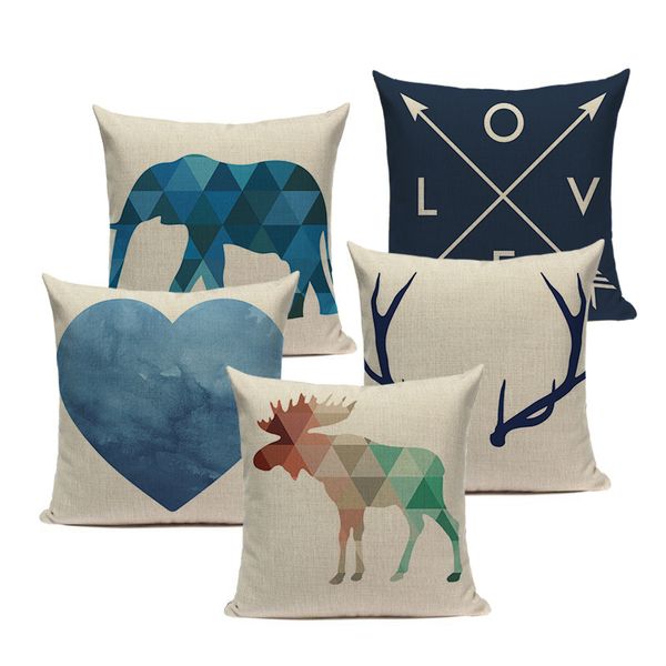 custom animal pillow cover geometric deer cushion cover nordic decoration home pillowcase 45x45cm letter pillows
custom animal pillow cover geometric deer cushion cover nordic decoration home pillowcase 45x45cm letter pillows