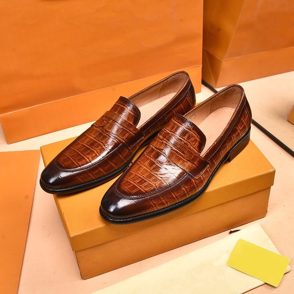 2022 mens dress shoes elegant genuine leather brand designer business oxfords gentlemen party wedding comfortable flats size 38-45, Black
2022 mens dress shoes elegant genuine leather brand designer business oxfords gentlemen party wedding comfortable flats size 38-45, Black