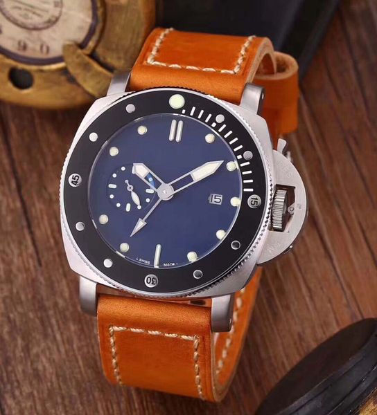elling 6 style auto date automatic movement 47mm dial ceramic bezel 316 l steel watchcase leather strap super luxury 1860 pm mens watch, Slivery;brown
elling 6 style auto date automatic movement 47mm dial ceramic bezel 316 l steel watchcase leather strap super luxury 1860 pm mens watch, Slivery;brown