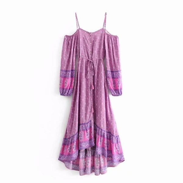 women vintage dress goat head chic floral print long sleeve beach bohemian strap dresses summer rayon boho maxi dress vestidos, Black;gray
women vintage dress goat head chic floral print long sleeve beach bohemian strap dresses summer rayon boho maxi dress vestidos, Black;gray