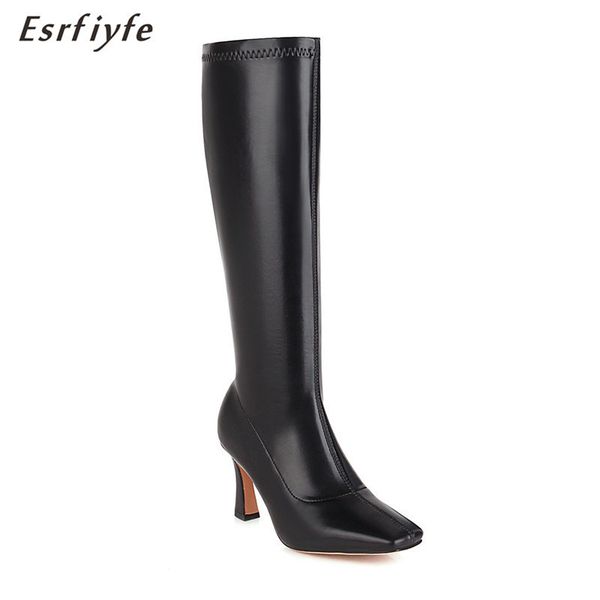 esrfiyfe big size new fashion square toe knee high boots women boots microfiber high heel long autumn winter ladies shoes, Black
esrfiyfe big size new fashion square toe knee high boots women boots microfiber high heel long autumn winter ladies shoes, Black