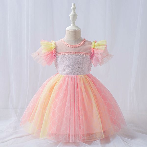 new baby dress han edition infant court costume embroidery children summer princess dress lace wedding dress baby girl clothes lj201222, Red;yellow
new baby dress han edition infant court costume embroidery children summer princess dress lace wedding dress baby girl clothes lj201222, Red;yellow