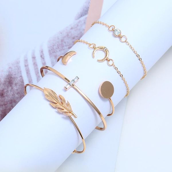 wngmngl мода простой дизайн золото cystal женский charm листья браслеты браслеты pulseras для женщин свадьба партии браслет установить, Golden;silver
wngmngl мода простой дизайн золото cystal женский charm листья браслеты браслеты pulseras для женщин свадьба партии браслет установить, Golden;silver