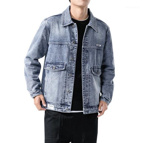 men's jackets 2021 men's denim jacket men coat light blue casual teens cotton turn-down collar long sleeve bomber jackets1, Black;brown
men's jackets 2021 men's denim jacket men coat light blue casual teens cotton turn-down collar long sleeve bomber jackets1, Black;brown