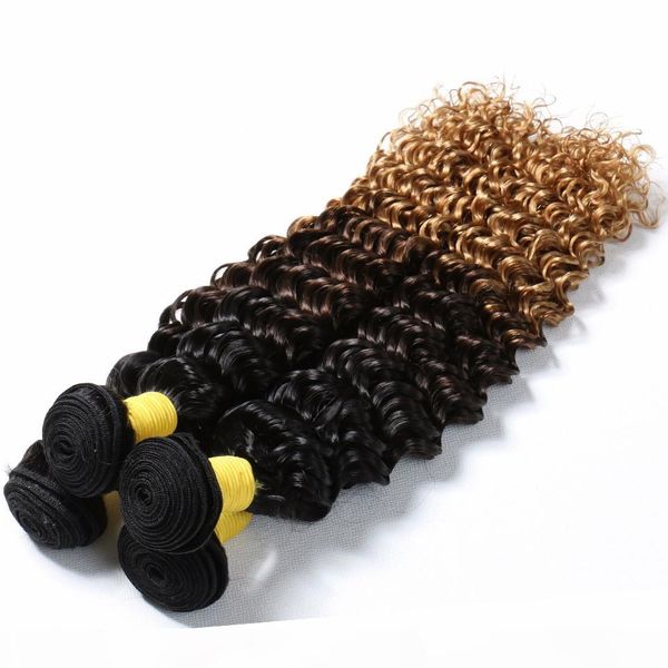 sale brown blonde ombre human hair weave 1b 4 27 deep wave bundles, three tone ombre brazilian hair extensions 3pcs lot, Black;brown
sale brown blonde ombre human hair weave 1b 4 27 deep wave bundles, three tone ombre brazilian hair extensions 3pcs lot, Black;brown