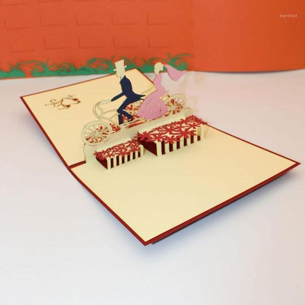 valentine's day creative gifts 3d handmade carving cycling bride and groom paper invitation greeting cards wedding engagement1
valentine's day creative gifts 3d handmade carving cycling bride and groom paper invitation greeting cards wedding engagement1