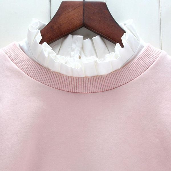 women ruffle fake collar shirt accessories cotton detachable collar false collar lapel blouse women clothes acc qylcag, Blue;red
women ruffle fake collar shirt accessories cotton detachable collar false collar lapel blouse women clothes acc qylcag, Blue;red