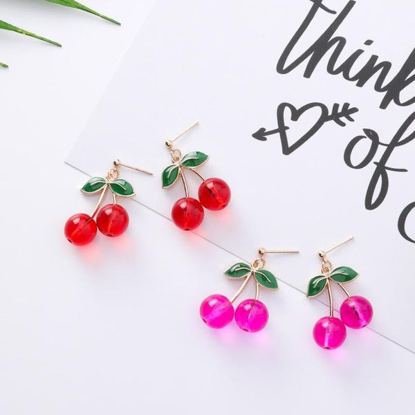 2020 new korean girl personality exaggeration cute earrings lovely small cherry drop earrings for women fashion accessories, Silver
2020 new korean girl personality exaggeration cute earrings lovely small cherry drop earrings for women fashion accessories, Silver