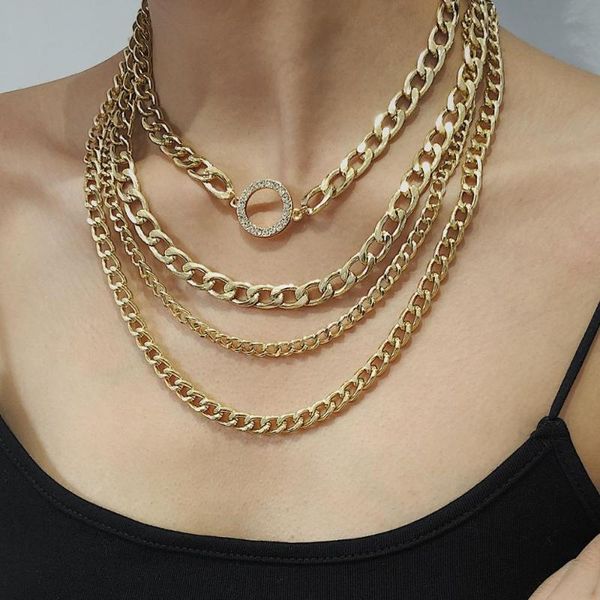chains hc 2021 multilayer chunky chain necklace women men cuban link hip hop jewelry twist punk thick choker t, Silver
chains hc 2021 multilayer chunky chain necklace women men cuban link hip hop jewelry twist punk thick choker t, Silver
