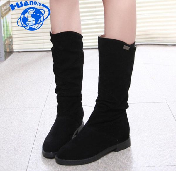 huanqiu 2020 autumn and winter suede boots flat with internal high boots flat bottom matte leather tube women's zll201, Black
huanqiu 2020 autumn and winter suede boots flat with internal high boots flat bottom matte leather tube women's zll201, Black