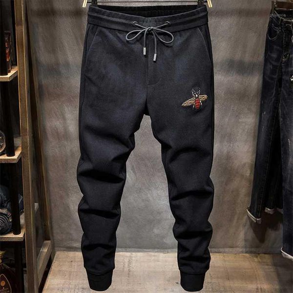 high-quality men's personality fashion brand leisure pants luxury design embroidery young designer pants1, Black
high-quality men's personality fashion brand leisure pants luxury design embroidery young designer pants1, Black