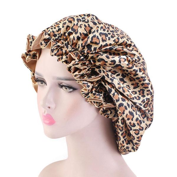women satin night sleep hat fashion wide-brimmed hair care bonnet vintage floral leopard print nightcap female soft hair cap sqcnax pingtoy, Black
women satin night sleep hat fashion wide-brimmed hair care bonnet vintage floral leopard print nightcap female soft hair cap sqcnax pingtoy, Black