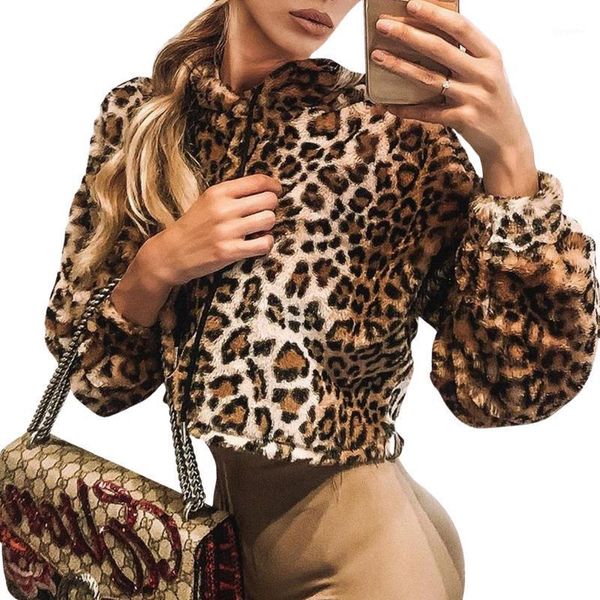 women jacket leopard crop adults long sleeve hooded pullover with drawstring (brown) coat1, Black;brown
women jacket leopard crop adults long sleeve hooded pullover with drawstring (brown) coat1, Black;brown