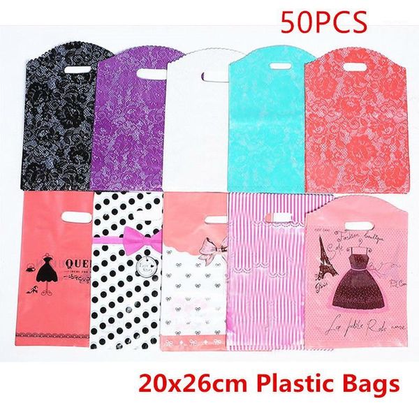 gift wrap 50pcs 20*26cm plastic bag wedding shopping packaging handle bags candy cookie box bag1
gift wrap 50pcs 20*26cm plastic bag wedding shopping packaging handle bags candy cookie box bag1