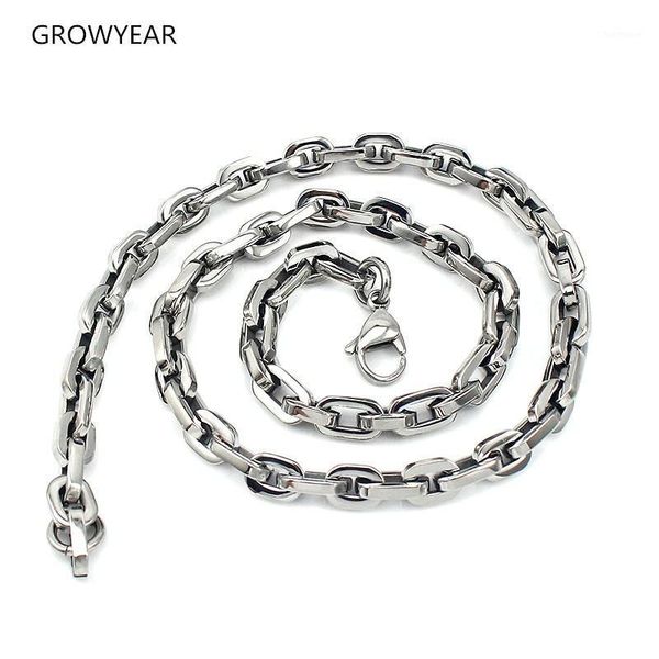 silver color rounded rectangle linked stainless steel chunky chain necklace women fashion jewelry1
silver color rounded rectangle linked stainless steel chunky chain necklace women fashion jewelry1