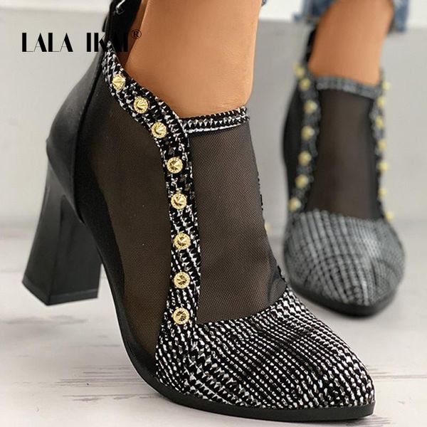 lala ikai women plaid rivet ankle boots pu net yarn boot hollow out sandals boots fashion female 2020 autumn winter xwc10372-4, Black
lala ikai women plaid rivet ankle boots pu net yarn boot hollow out sandals boots fashion female 2020 autumn winter xwc10372-4, Black