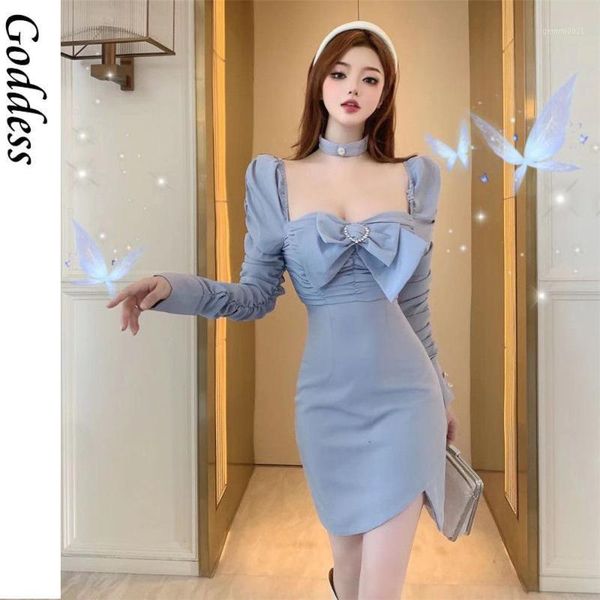 casual dresses goddess party night mini woman dress bow puff long sleeve elegant skinny clubwear blue bodycon ladies vestidos1, Black;gray
casual dresses goddess party night mini woman dress bow puff long sleeve elegant skinny clubwear blue bodycon ladies vestidos1, Black;gray