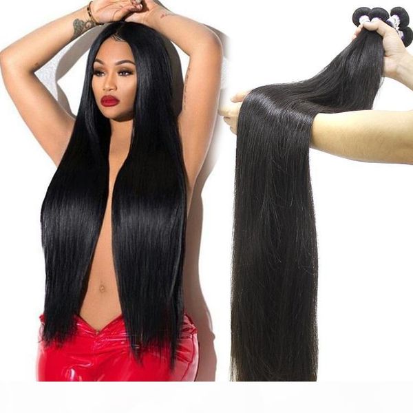 long length 32 34 36 38 40 inch brazilian silk straight human hair bundles natural color, Black
long length 32 34 36 38 40 inch brazilian silk straight human hair bundles natural color, Black