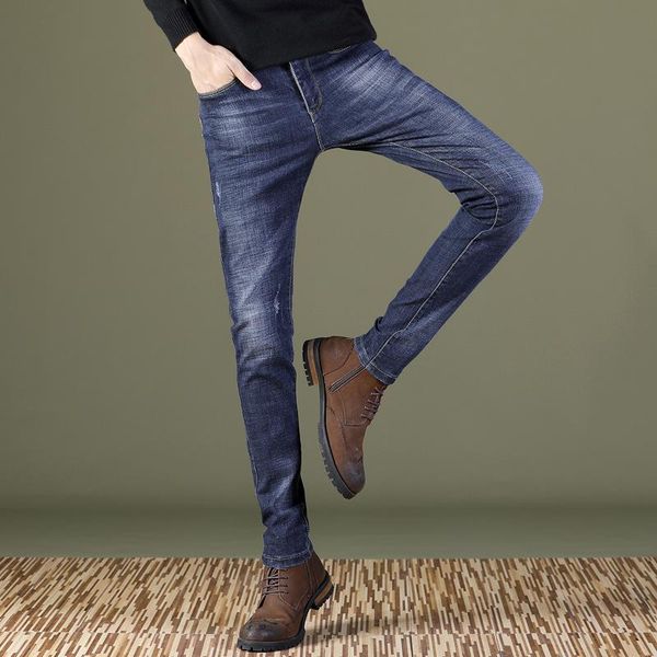 nice men slim elastic jeans fashion business classic style skinny jeans denim pants trousers male, Blue
nice men slim elastic jeans fashion business classic style skinny jeans denim pants trousers male, Blue