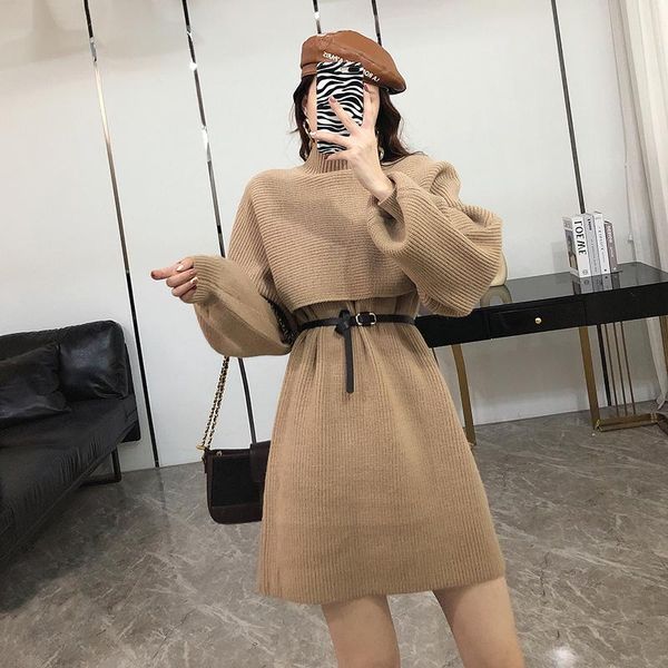 superaen autumn winter solid vest base skirt o neck sweater two piece outfits for women, Gray
superaen autumn winter solid vest base skirt o neck sweater two piece outfits for women, Gray