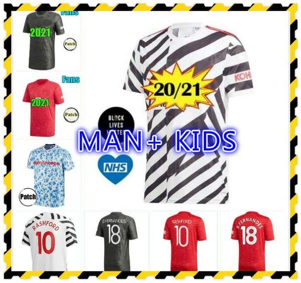 s-2xl 2020 2021 manchester b. fernandes pogba de gea soccer jerseys rashford martial red football shirt united 20 21 uniform men kids kit, Black;yellow
s-2xl 2020 2021 manchester b. fernandes pogba de gea soccer jerseys rashford martial red football shirt united 20 21 uniform men kids kit, Black;yellow