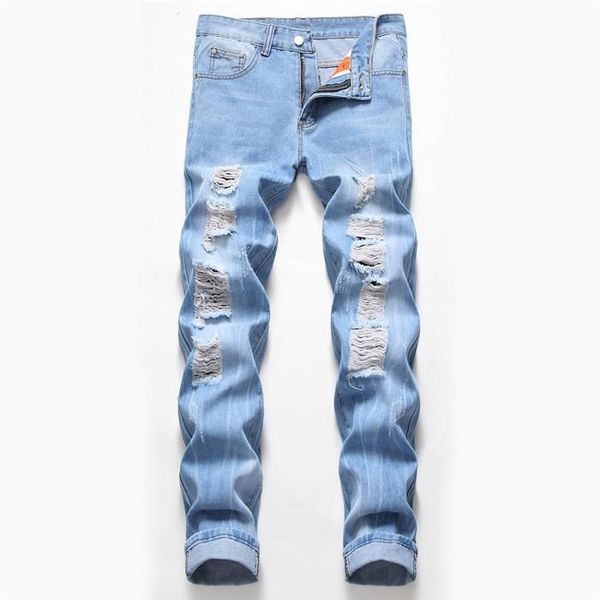 new men jeans hole ripped stretch destroyed hip hop jean homme masculino fashion design men's jean slim jeans for male pants, Blue
new men jeans hole ripped stretch destroyed hip hop jean homme masculino fashion design men's jean slim jeans for male pants, Blue