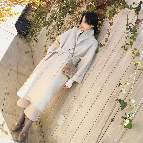 2021 new autumn winter korean fashion woolen coat women's mid-length chic all-match retro thicken elegant woman woolens jacket, Black
2021 new autumn winter korean fashion woolen coat women's mid-length chic all-match retro thicken elegant woman woolens jacket, Black