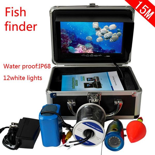 cameras underwater fishing camera 7 inch 15m 1000tvl fish finder monitor video 12pcs white leds + 15pcs infrared lamp for ice/sea
cameras underwater fishing camera 7 inch 15m 1000tvl fish finder monitor video 12pcs white leds + 15pcs infrared lamp for ice/sea