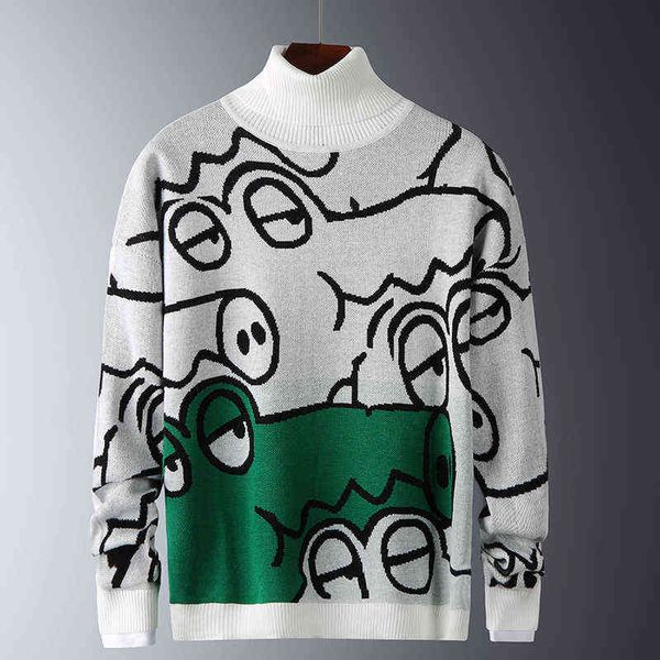 mens autumn sweaters fit knitted casual slim cotton long sleeve pattern male warm pullovers trendy style 211221, White;black
mens autumn sweaters fit knitted casual slim cotton long sleeve pattern male warm pullovers trendy style 211221, White;black