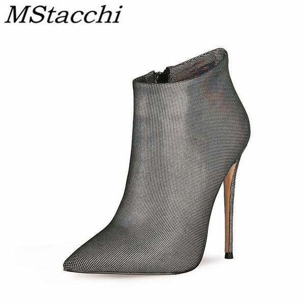 mstacchi special material small rhinestone glow women ankle boots for woman pointed fashion female shoes zapatos mujer 2020, Black
mstacchi special material small rhinestone glow women ankle boots for woman pointed fashion female shoes zapatos mujer 2020, Black