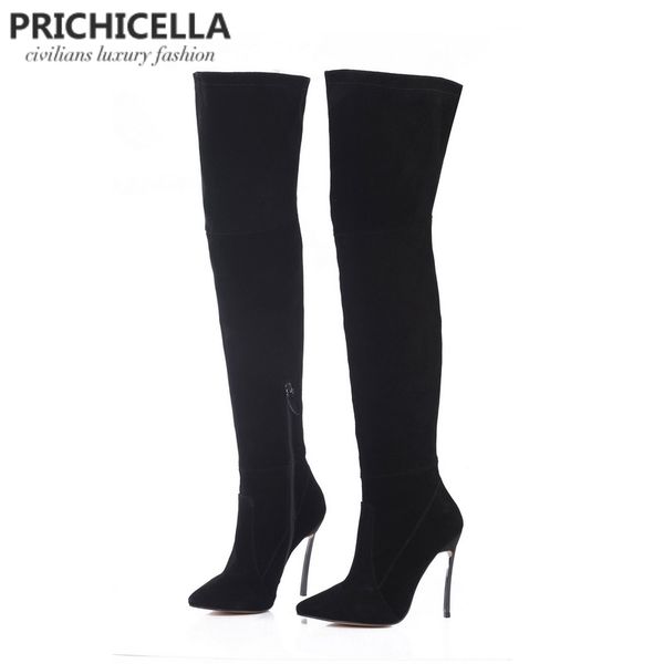 prichicella 8cm 10cm grey genuine leather over the knee boots thigh high booties size34-42 y200115, Black
prichicella 8cm 10cm grey genuine leather over the knee boots thigh high booties size34-42 y200115, Black