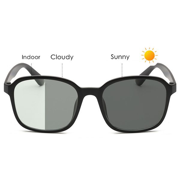 sunglasses color change polarized men square classic chameleon glaases pochromic clear lens eyewear for driving sport, White;black
sunglasses color change polarized men square classic chameleon glaases pochromic clear lens eyewear for driving sport, White;black