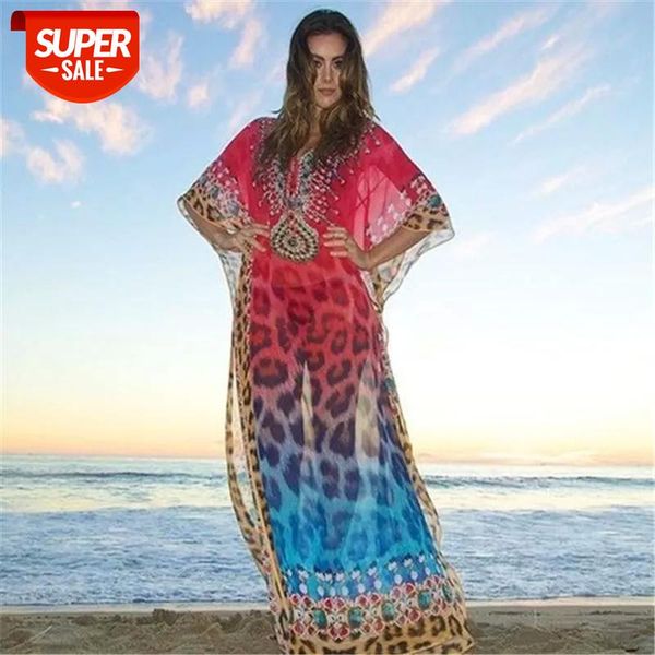 2021 bikini cover-ups red bohemian leopard printed summer beach dress chiffon tunic women wear swim suit cover up q993 #ay9h, Black;gray
2021 bikini cover-ups red bohemian leopard printed summer beach dress chiffon tunic women wear swim suit cover up q993 #ay9h, Black;gray