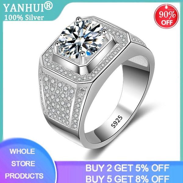 cluster rings yanhui men 100% original 925 silver gift for full zirconia stones wedding jewelry r2251, Golden;silver
cluster rings yanhui men 100% original 925 silver gift for full zirconia stones wedding jewelry r2251, Golden;silver